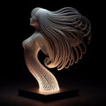 Lumina Muse™ – Abstract Flowing Form Illuminated Sculpture