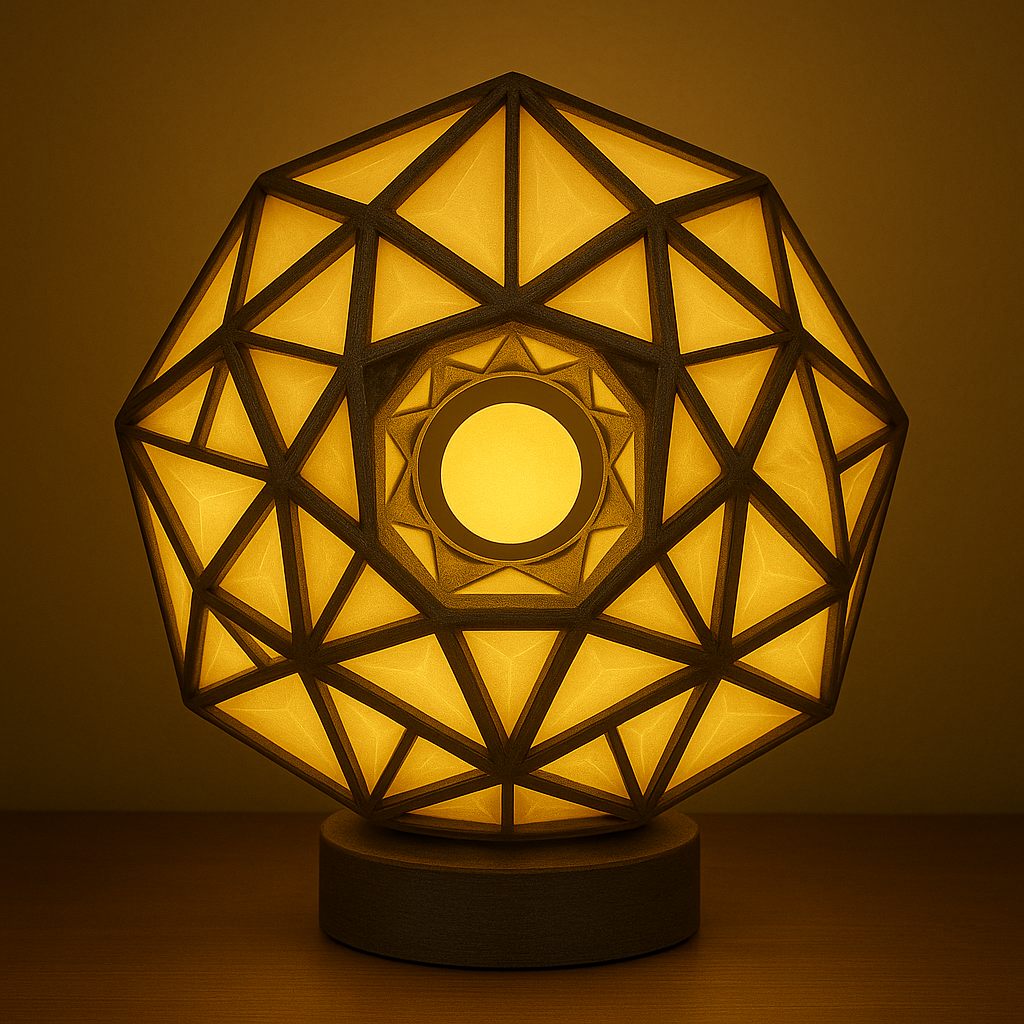 Geometric Luminous Art Lamp