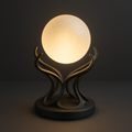 culpted Moon Globe Ambient Lamp